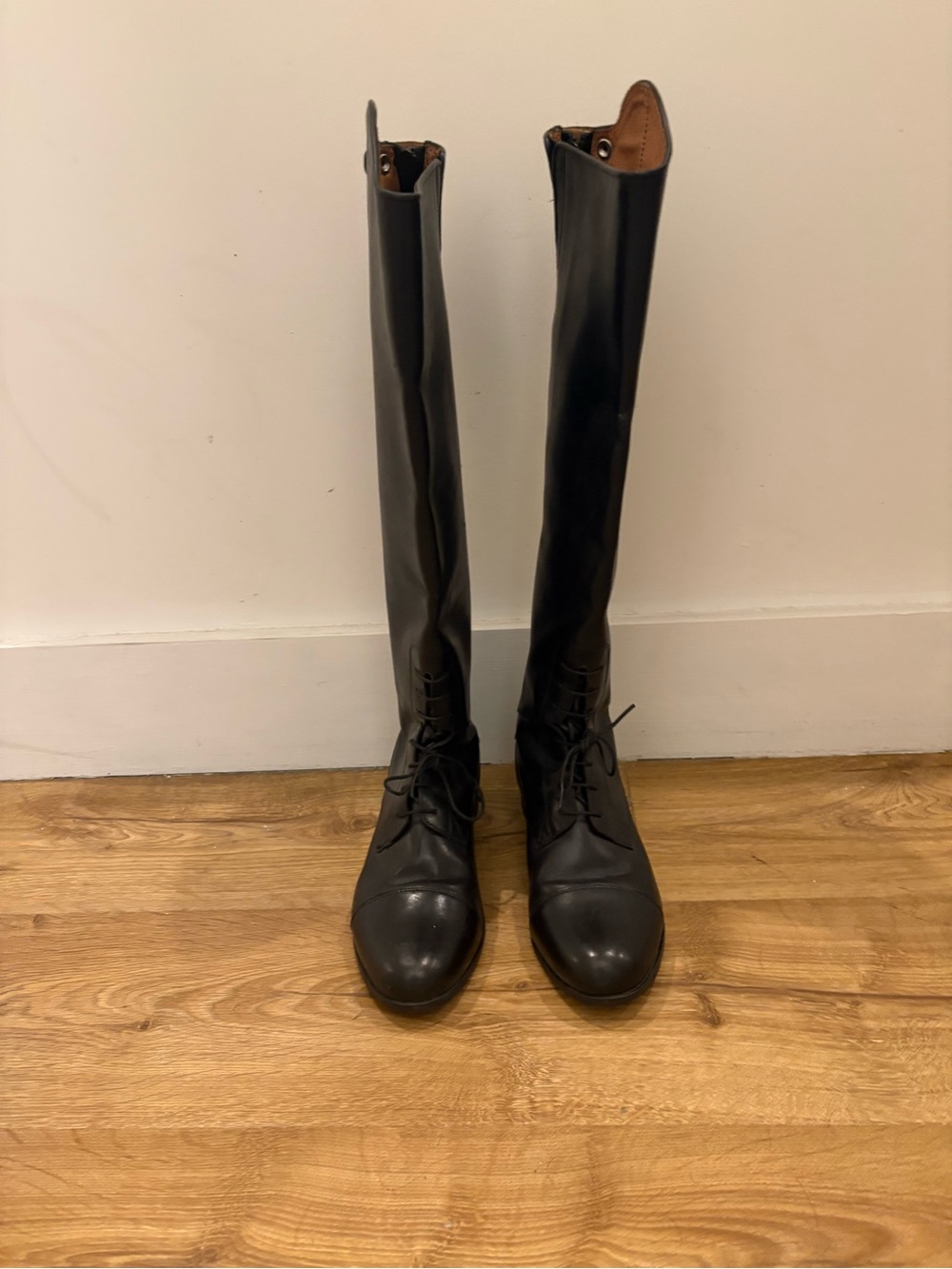 Ariat Black Lace-Up Tall Riding Boots